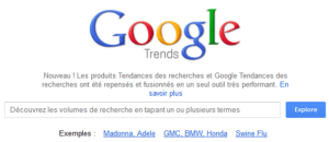 Nouveau google trends