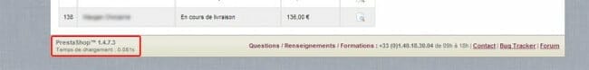 Comment connaitre la version Prestashop de son site ?