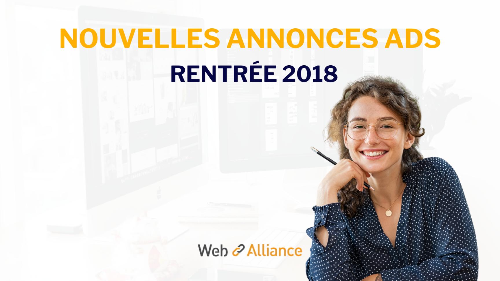 nouveautes annonces ads