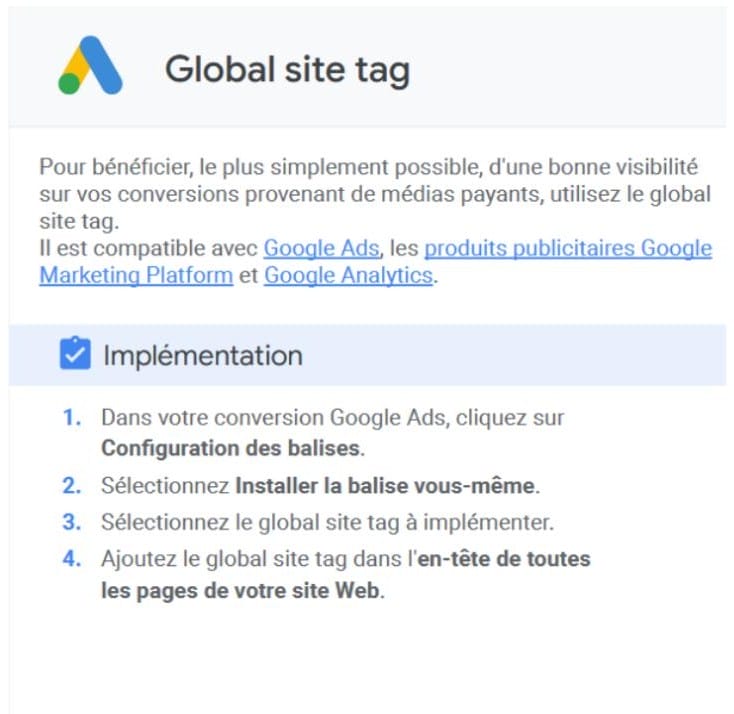 global site tag