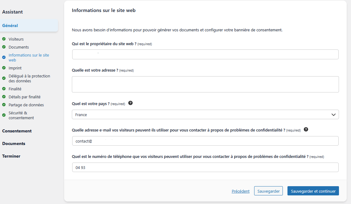 tutoriel installer complianz