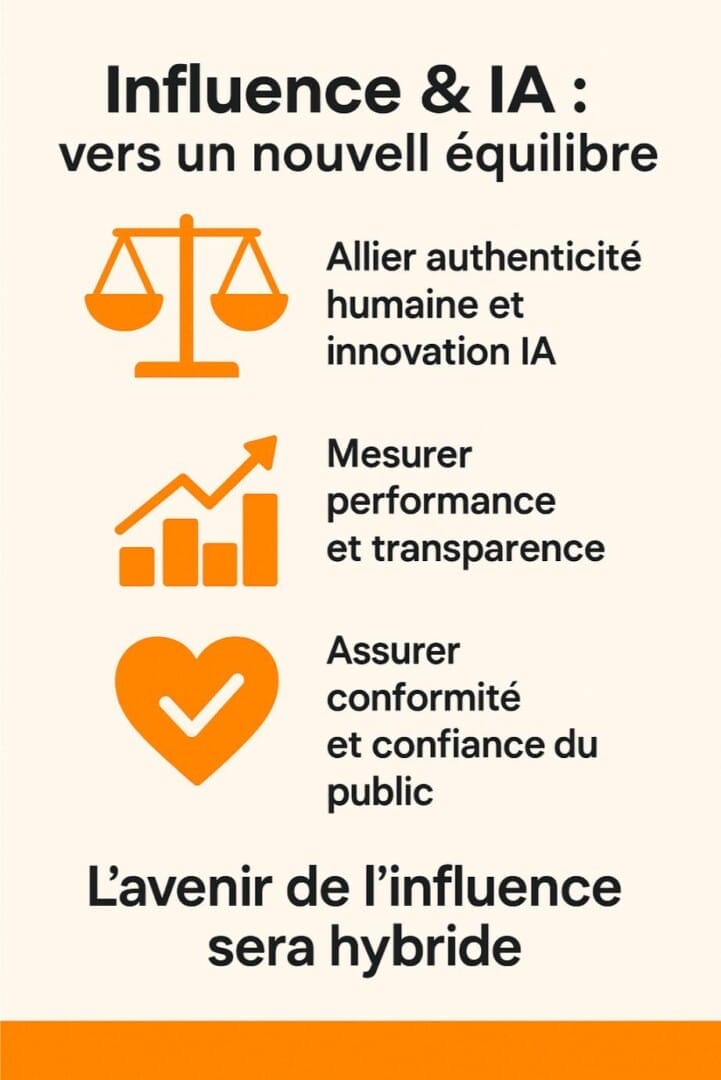 equilibre influence ia reseaux sociaux